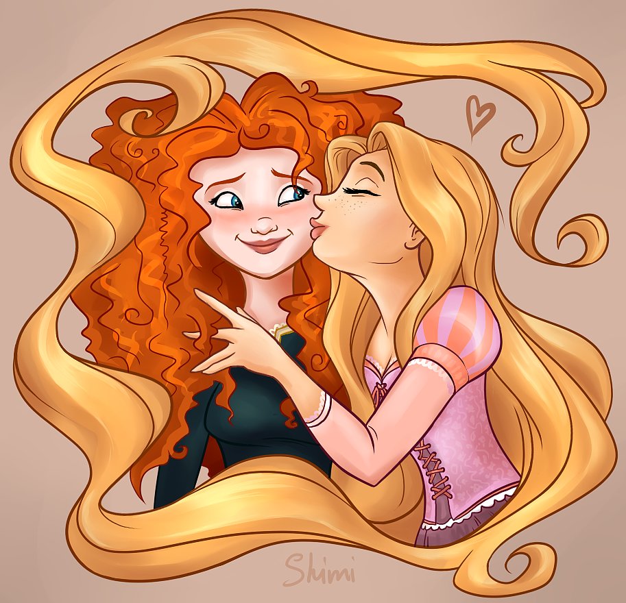 #7 Merida and Rapunzel 1