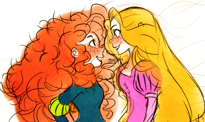 #7 Merida and Rapunzel 2