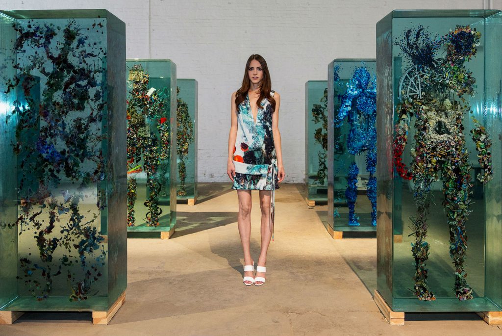 3D Collaged Figures Encased In Glass By Dustin Yellin