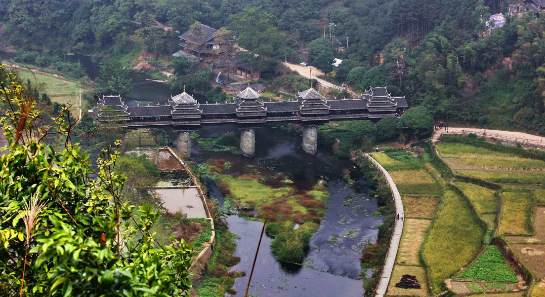 8. The Chengyang Wind And Rain Bridge, Sanjiang County, China 1