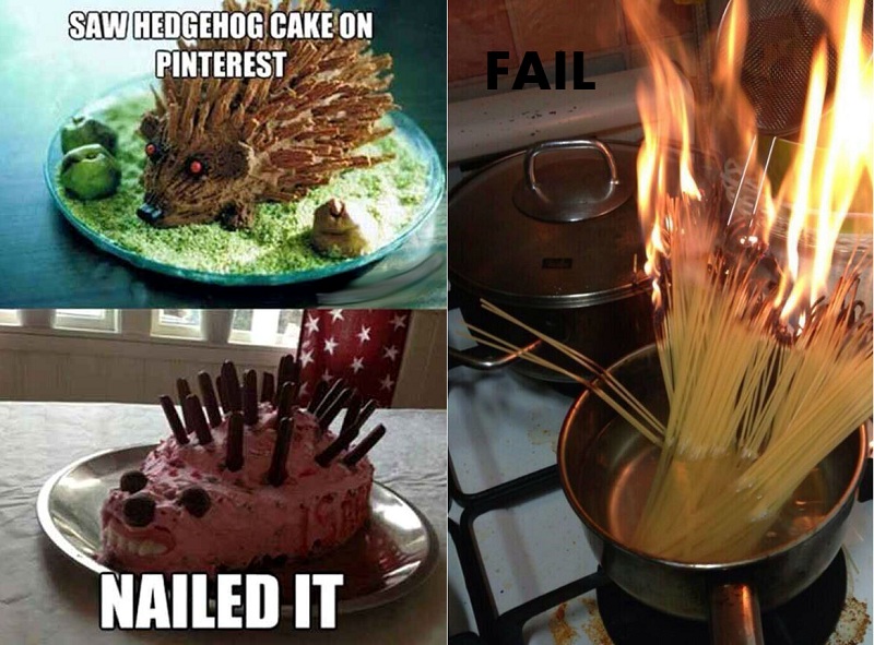 Cooking Fails - Expectations VS Reality