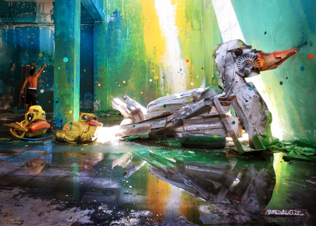 Junk Gets a Second Life as Gorgeous 3D Animal Street Art 14