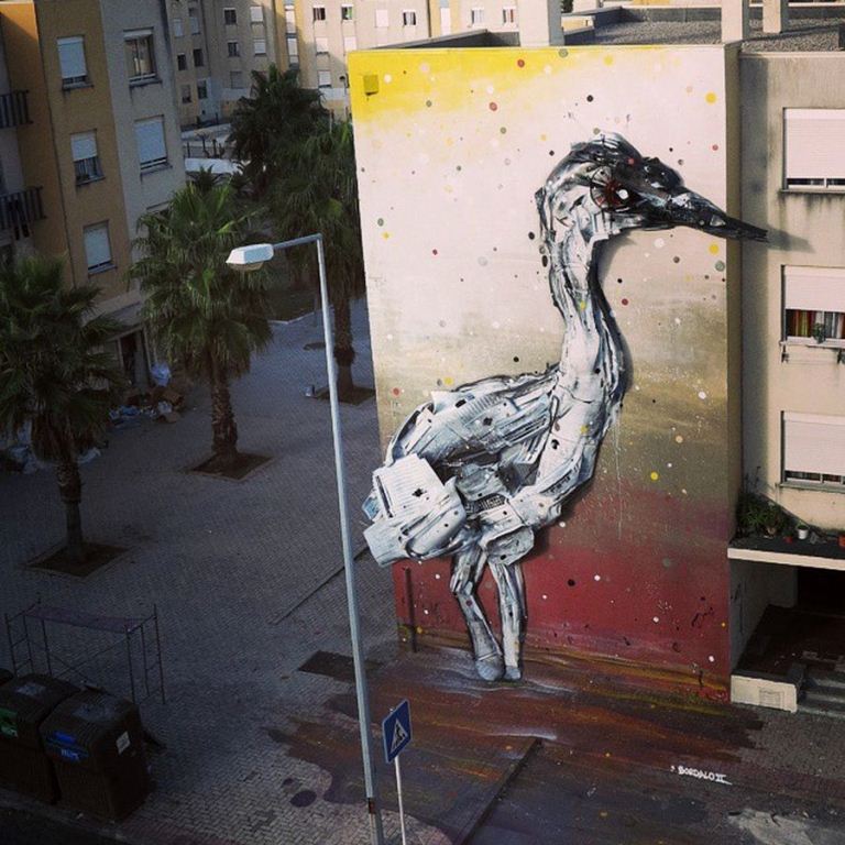 Junk Gets a Second Life as Gorgeous 3D Animal Street Art 18