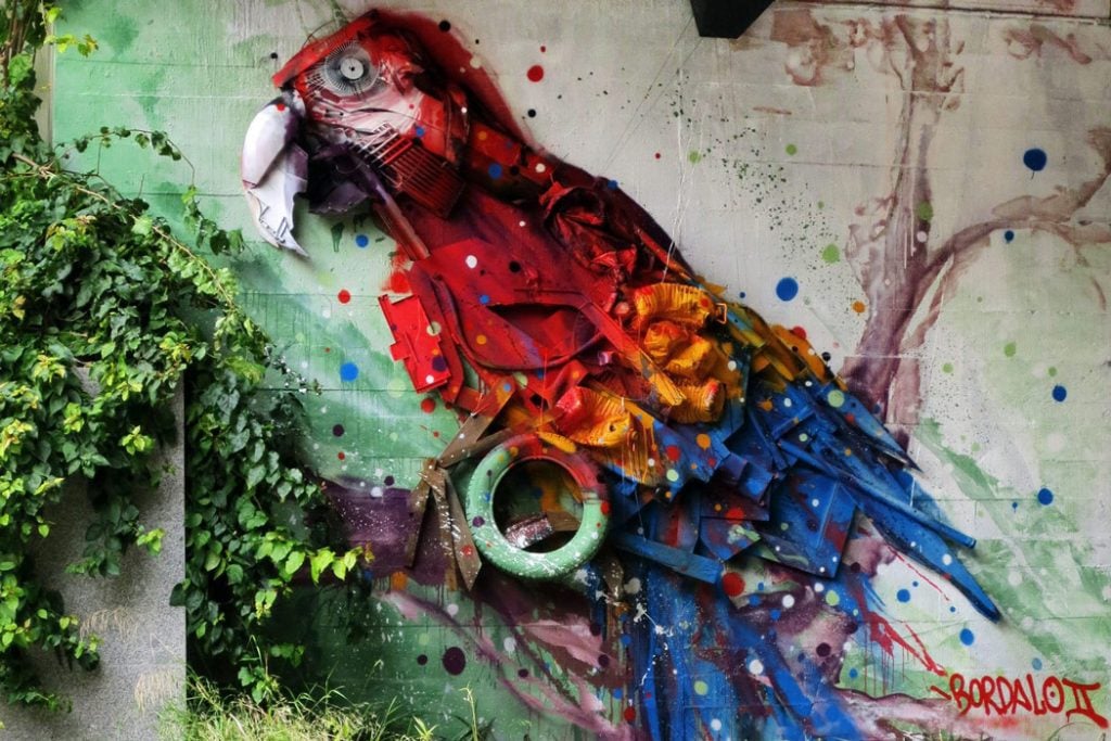 Junk Gets a Second Life as Gorgeous 3D Animal Street Art