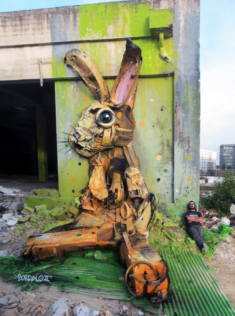 Junk Gets a Second Life as Gorgeous 3D Animal Street Art