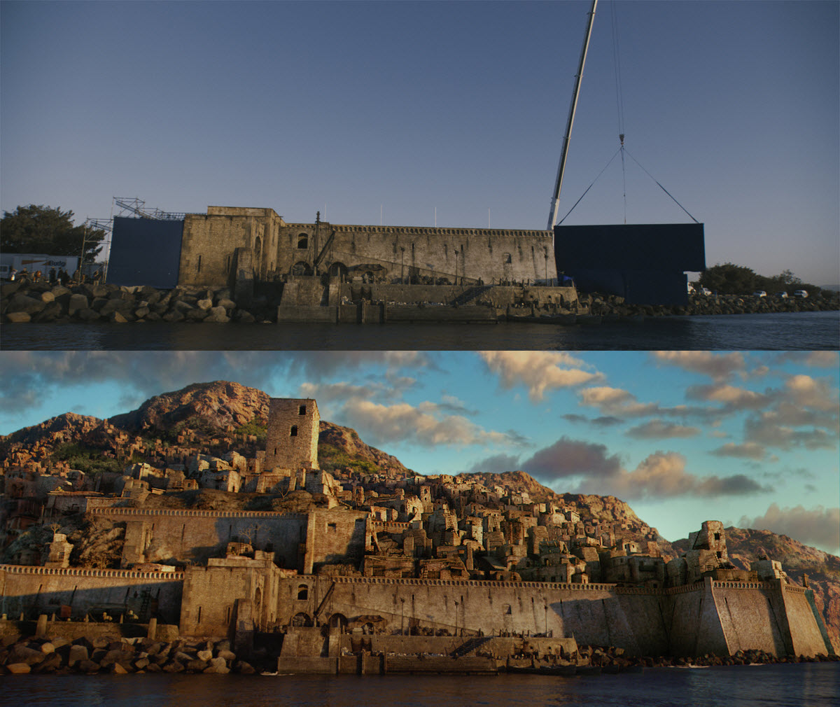 20 Before and After Comparisons of Movie Visual Effects 30