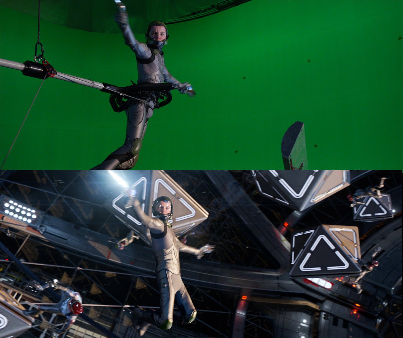 20 Before and After Comparisons of Movie Visual Effects 34