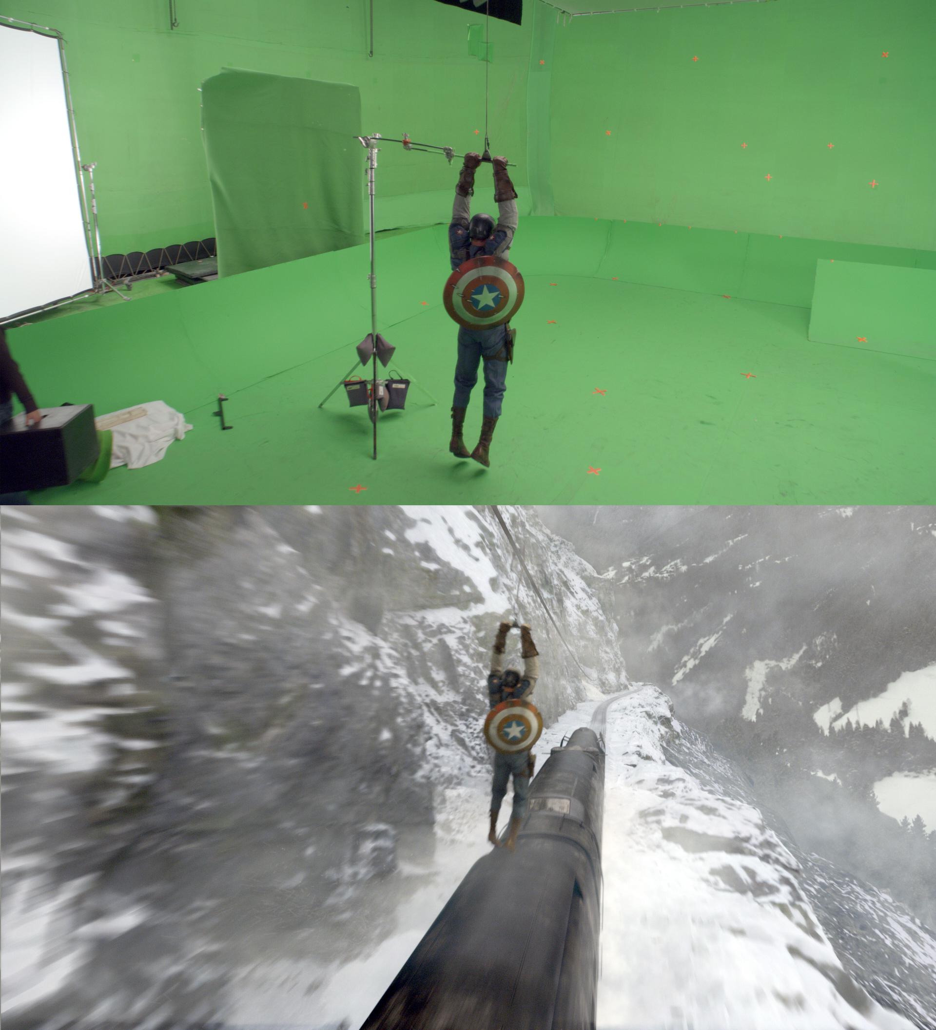 20 Before and After Comparisons of Movie Visual Effects 35