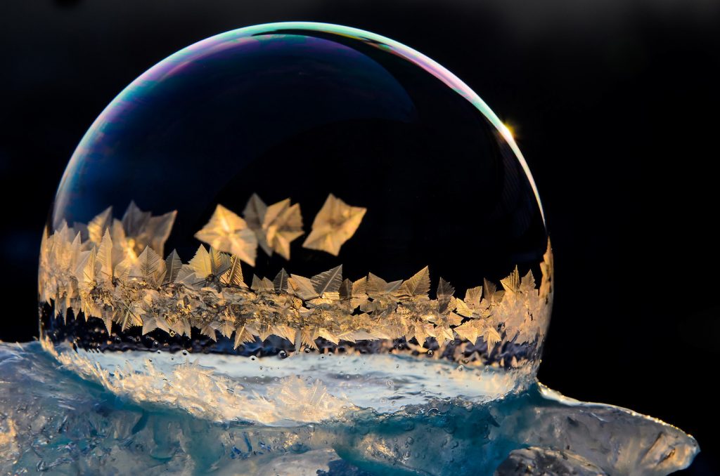 Mysterious Frozen Bubbles By Hope Carter