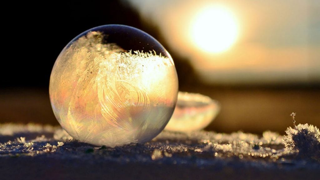 Mysterious Frozen Bubbles By Hope Carter