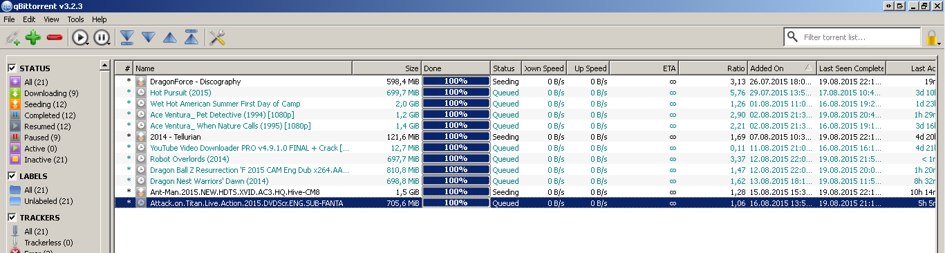 11) Using torrents and-or unofficial TV streaming sites