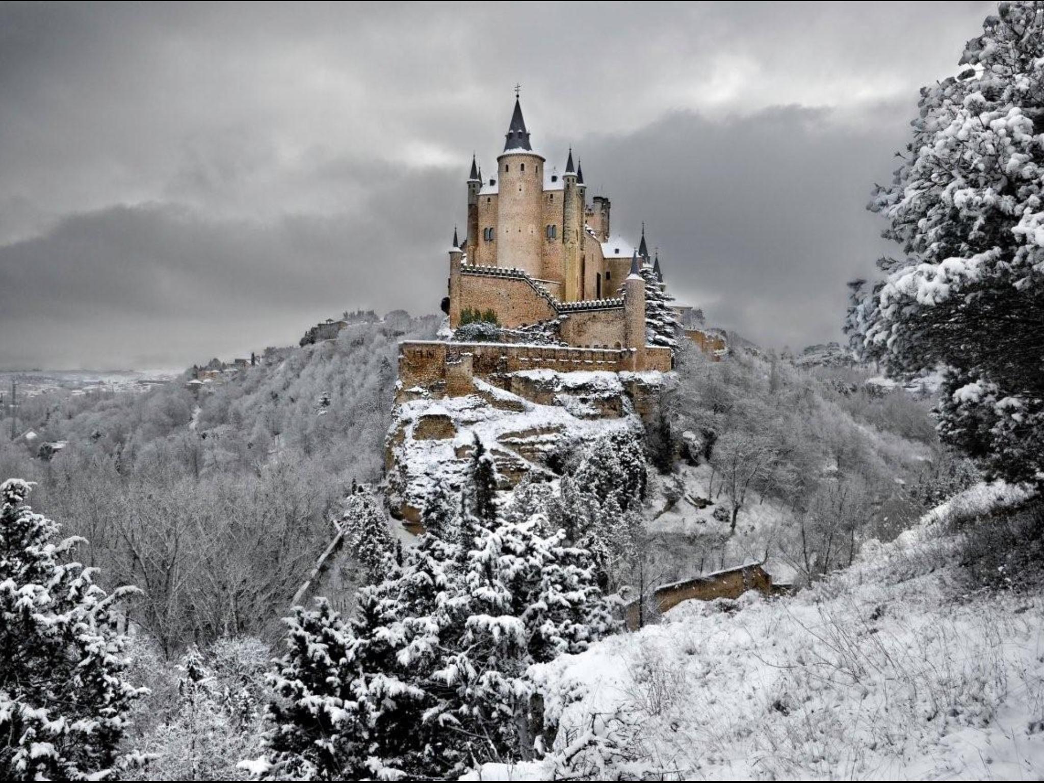 3) The Alcazar of Segovia, Spain