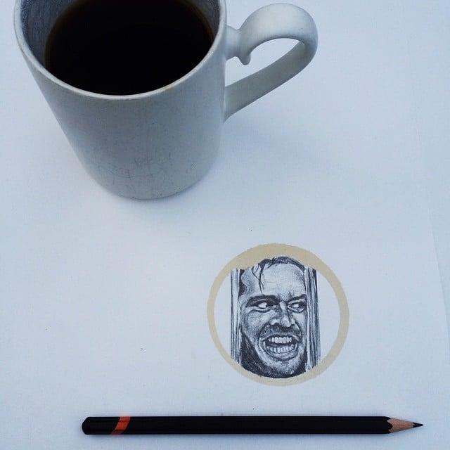 Amazing Coffee Stain Drawings by Carter Asmann 18