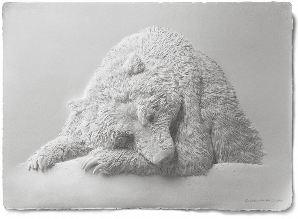 Super Realistic Paper Sculptures Of Animals By Calvin Nicholls