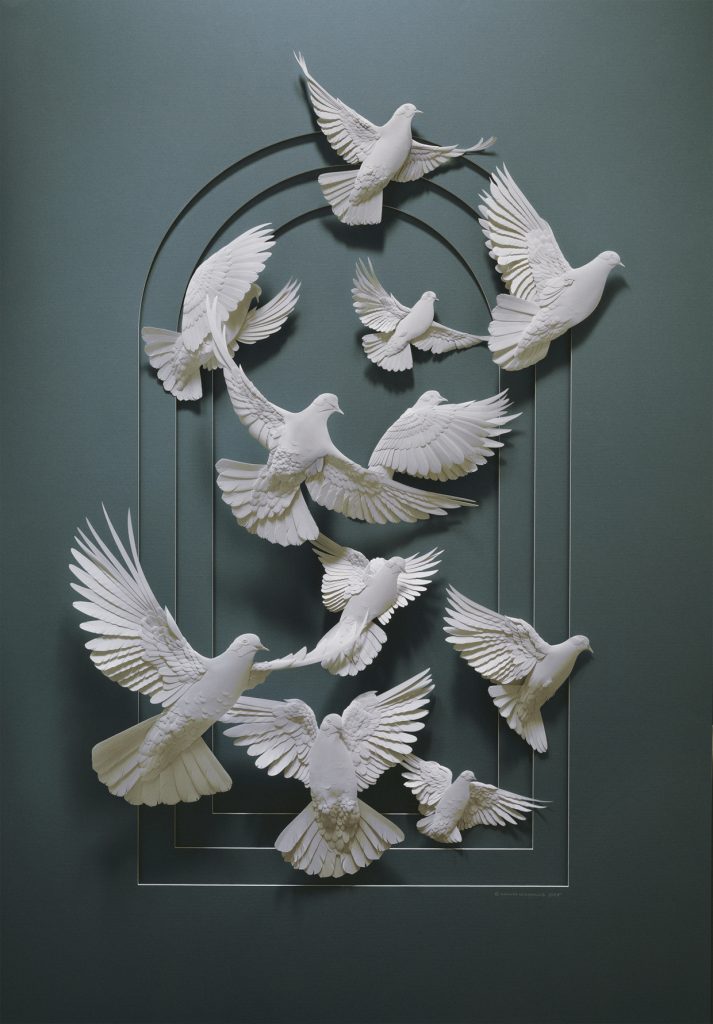 Super Realistic Paper Sculptures Of Animals By Calvin Nicholls