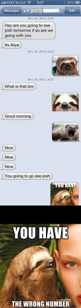 17 Best Responses To Wrong Number Texts