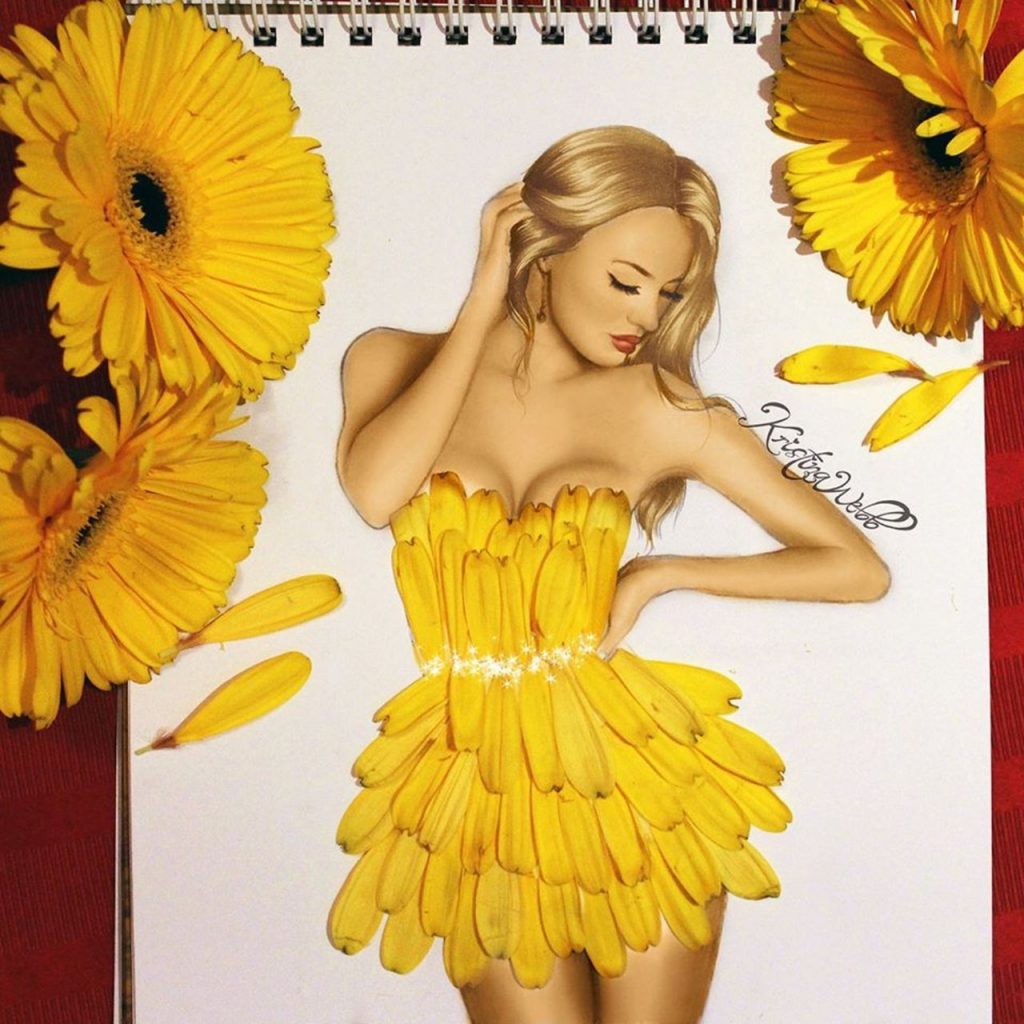 Absolutely Creative Dress Paintings Of Kristina Webb