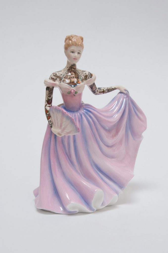 Bizarre Yet Beautiful Tattooed Porcelain Figurines Jessica Harrison