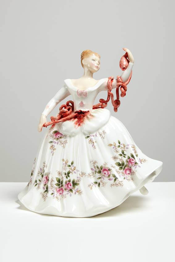 Bizarre Yet Beautiful Tattooed Porcelain Figurines Jessica Harrison
