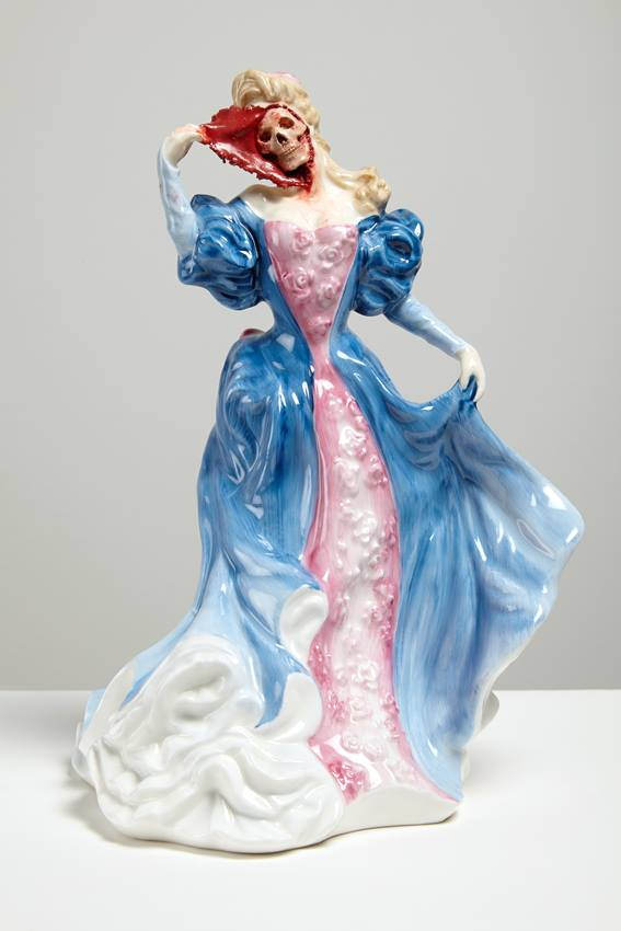 Bizarre Yet Beautiful Tattooed Porcelain Figurines Jessica Harrison