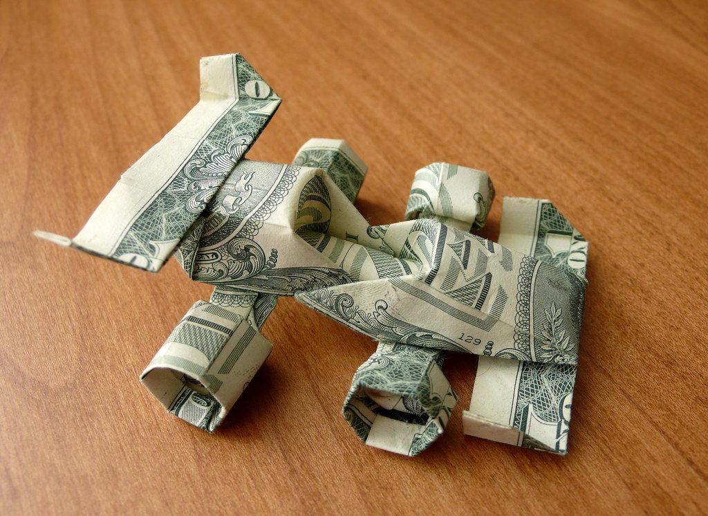 25 Exceptional Dollar Bill Origami Examples