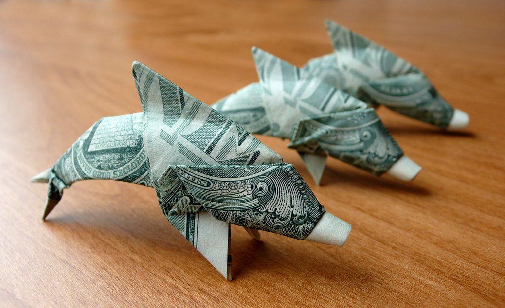 25 Exceptional Dollar Bill Origami Examples