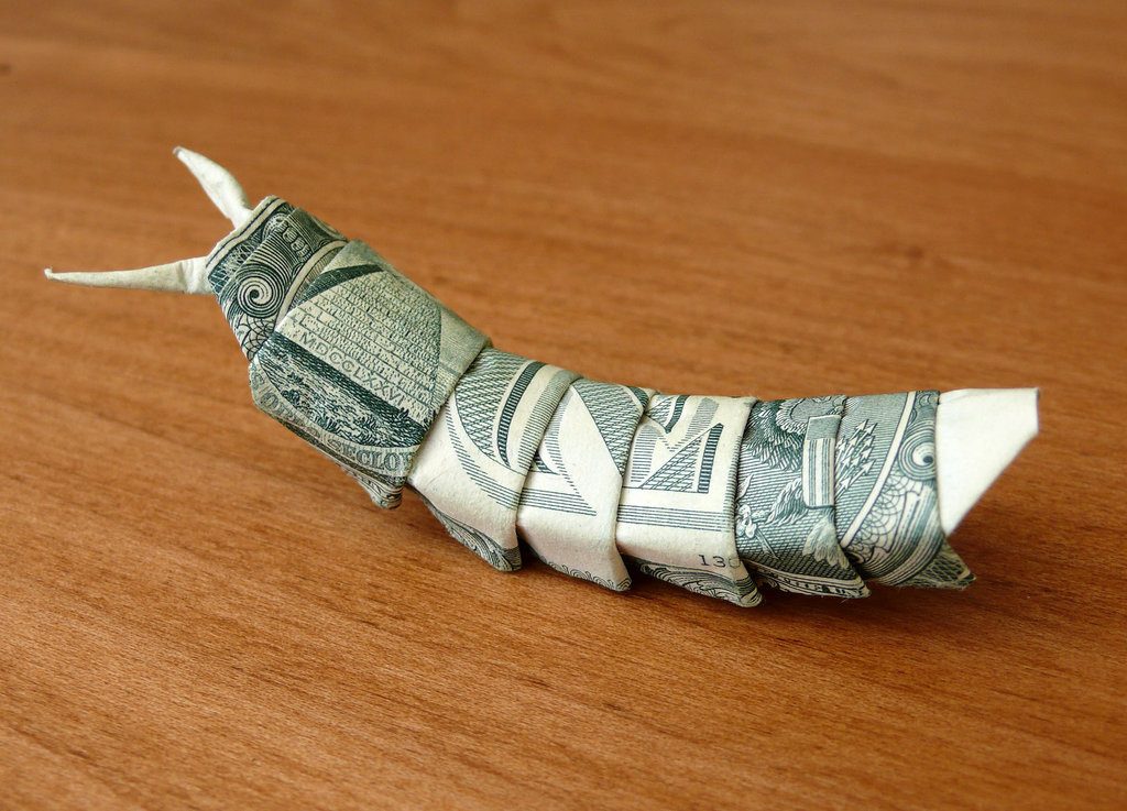 25 Exceptional Dollar Bill Origami Examples