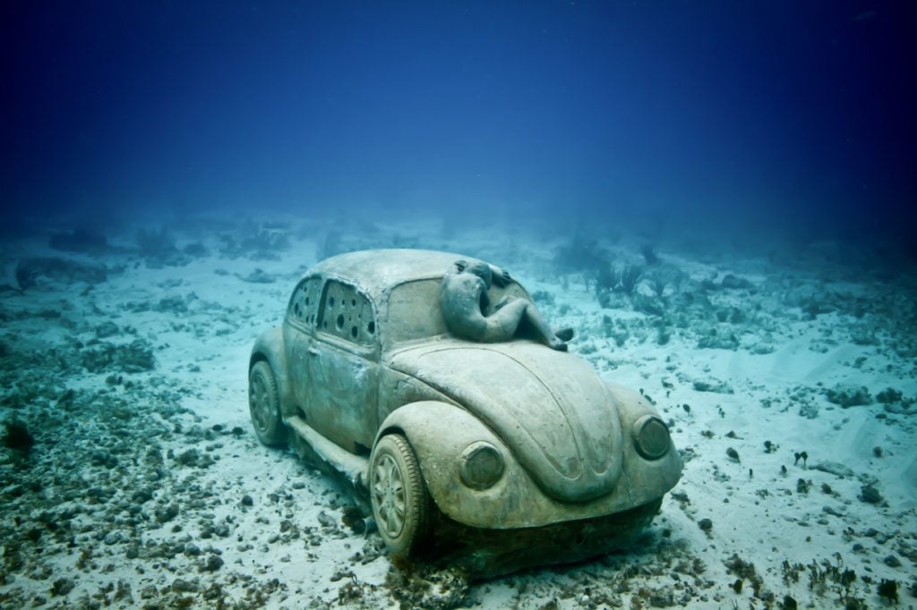 Astonishing Underwater Museum in Cancun, Mexico