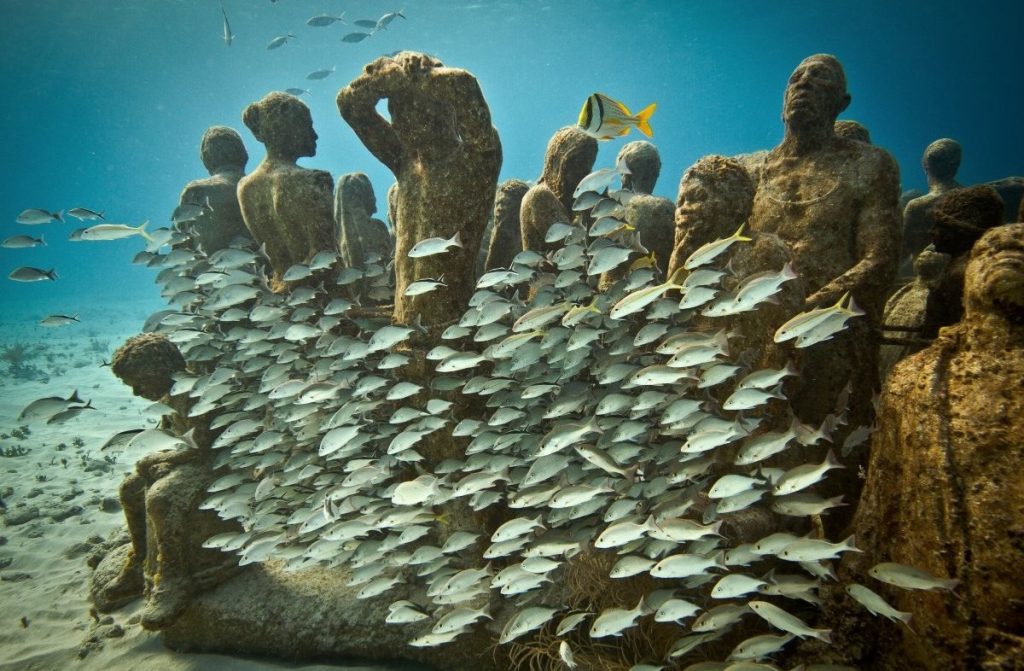 Astonishing Underwater Museum in Cancun, Mexico