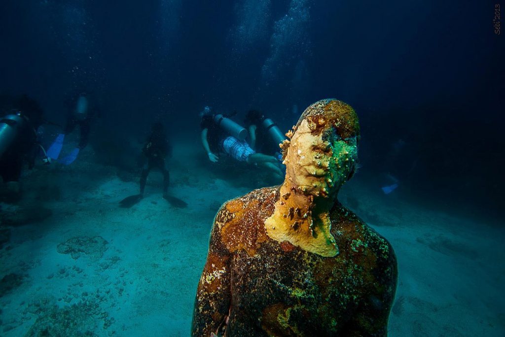 Astonishing Underwater Museum in Cancun, Mexico