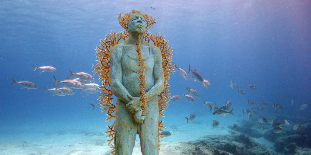 Astonishing Underwater Museum in Cancun, Mexico