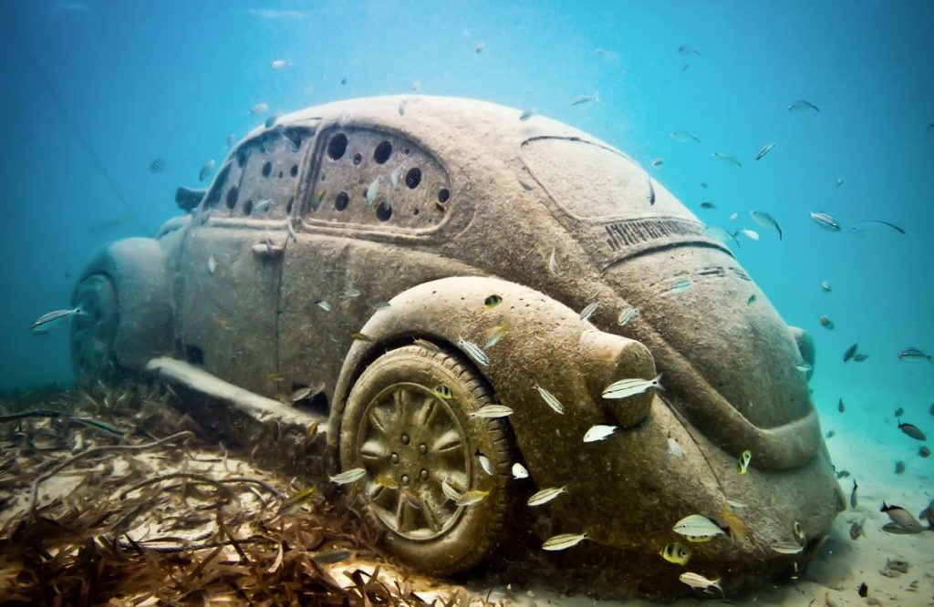 Astonishing Underwater Museum in Cancun, Mexico