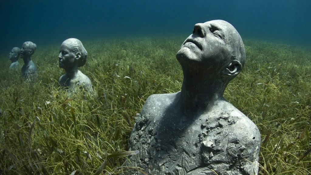 Asombroso Museo Subacuático en Cancún, México