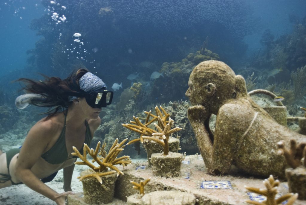 Astonishing Underwater Museum in Cancun, Mexico