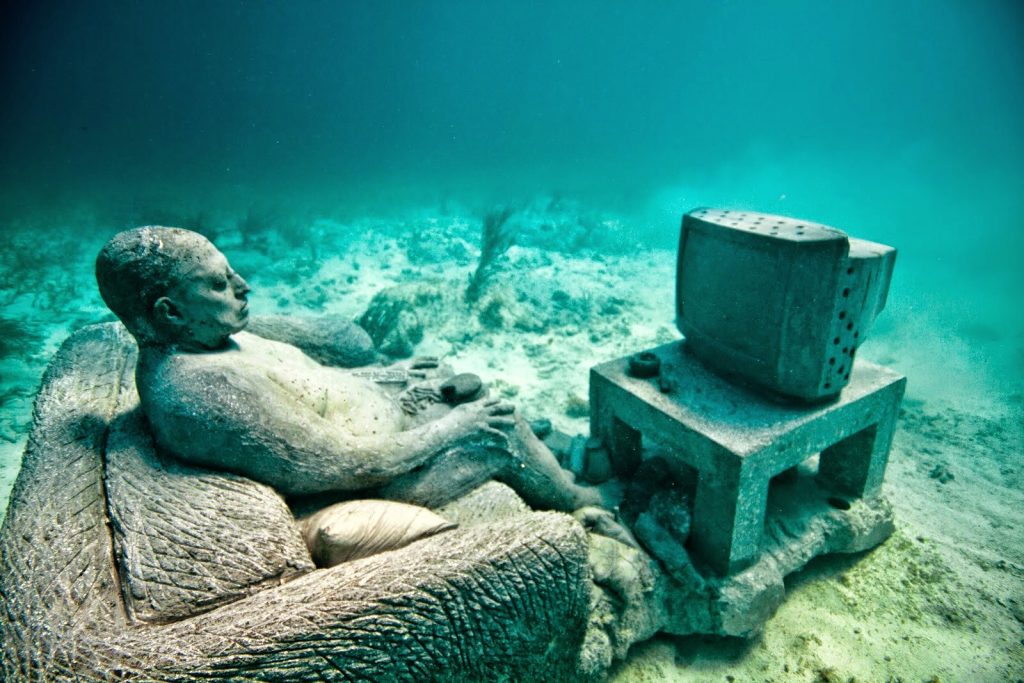 Astonishing Underwater Museum in Cancun, Mexico