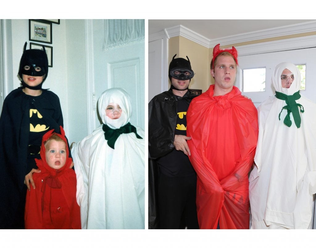 Three Brothers Reenact Their Childhood Photos As A Gift For Their Mom