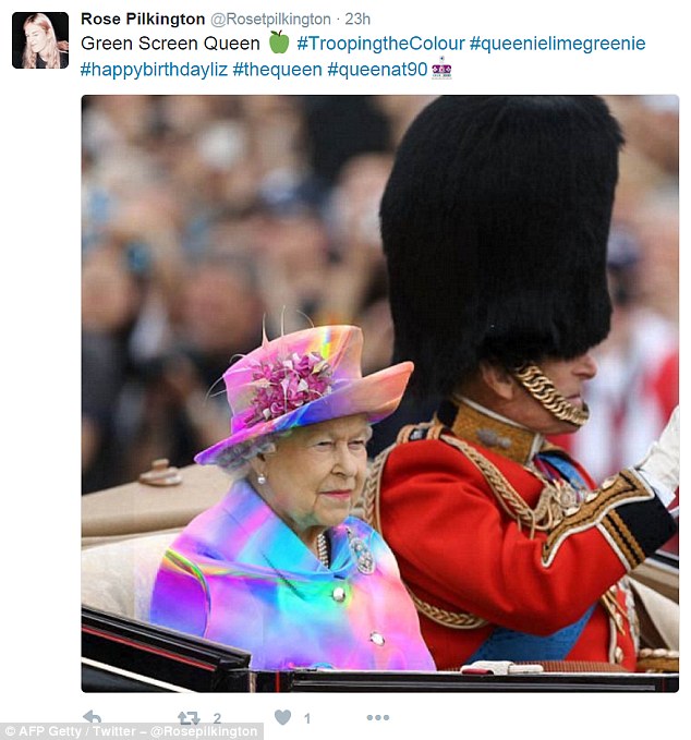 The Green Screen Queen Elizabeth II