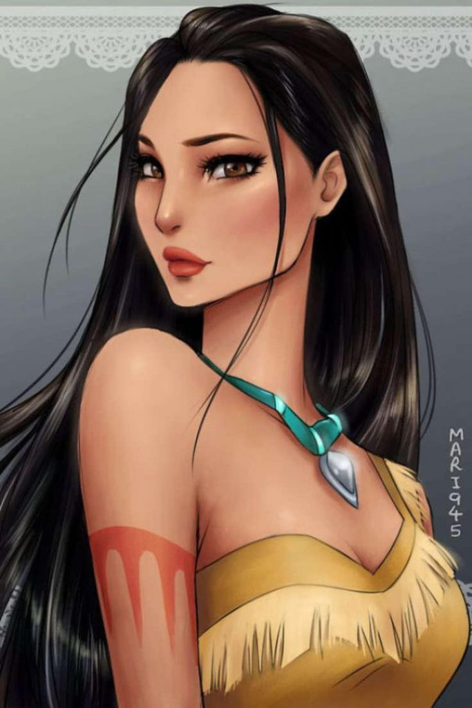 This Is What Disney Princesses Would Look If They Were Anime Characters