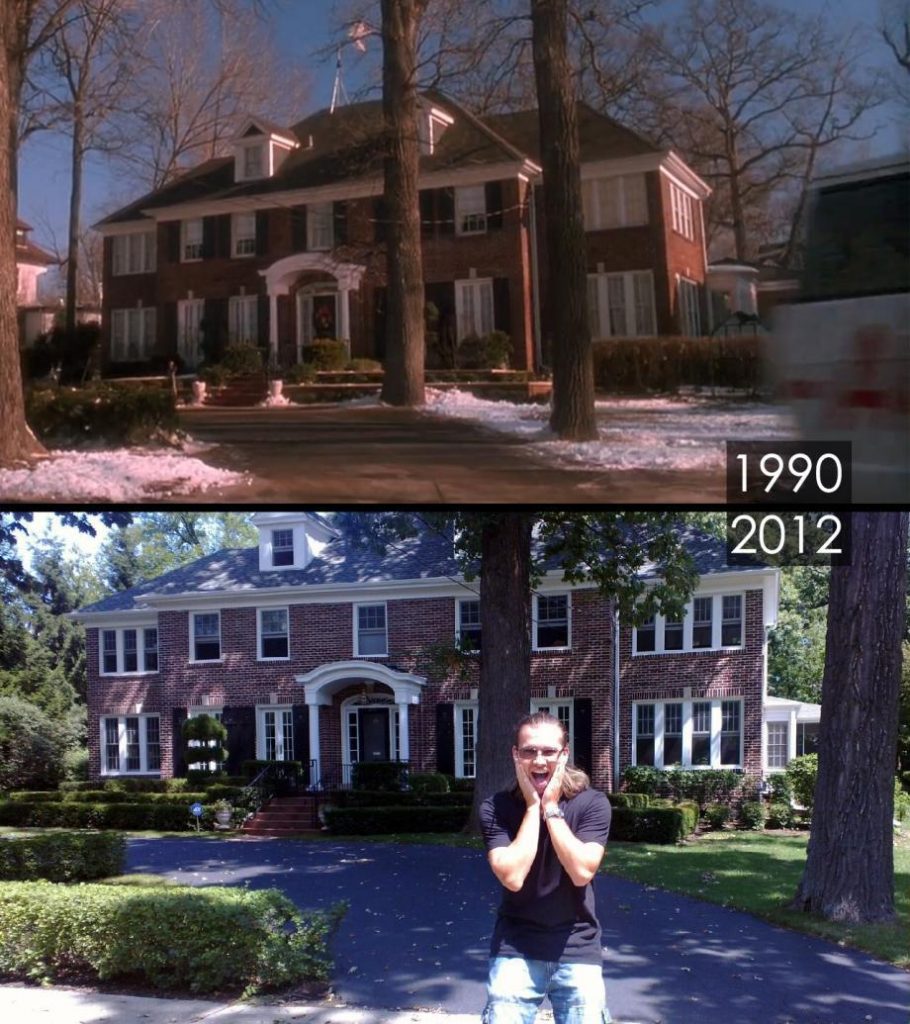 A Guy Revisits Some of Our Favorite Movie Scenes from the Past