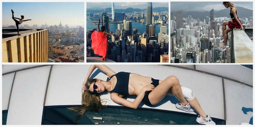 Meet Angela Nikolau, the Russian Daredevil Girl Who Takes The Most Dangerous Selfies