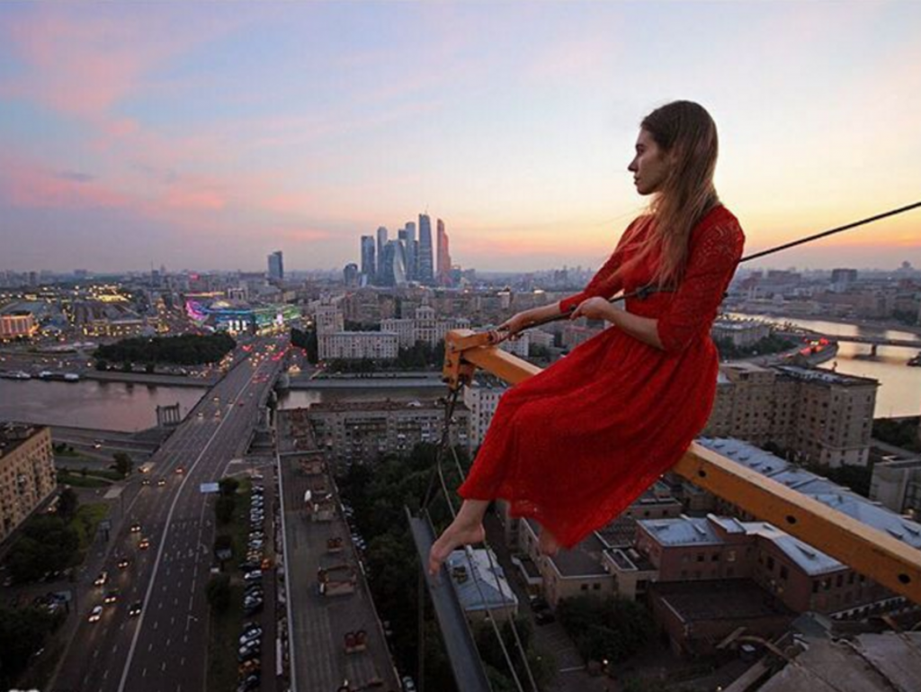 Meet Angela Nikolau, the Russian Daredevil Girl Who Takes The Most Dangerous Selfies
