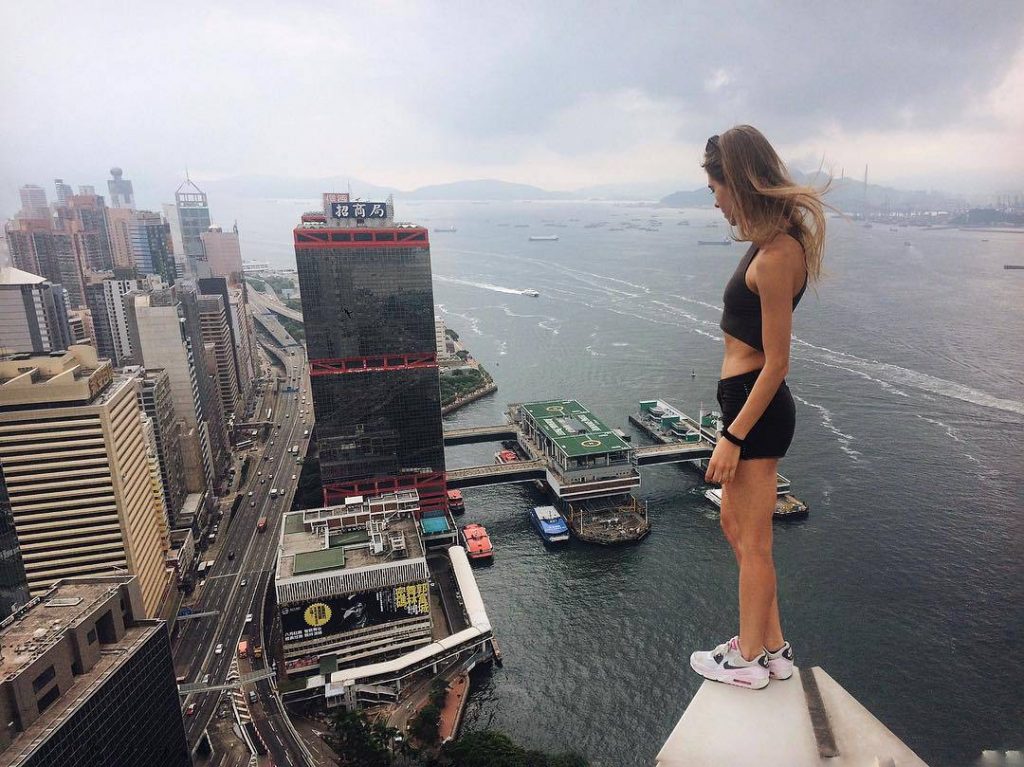 Meet Angela Nikolau, the Russian Daredevil Girl Who Takes The Most Dangerous Selfies