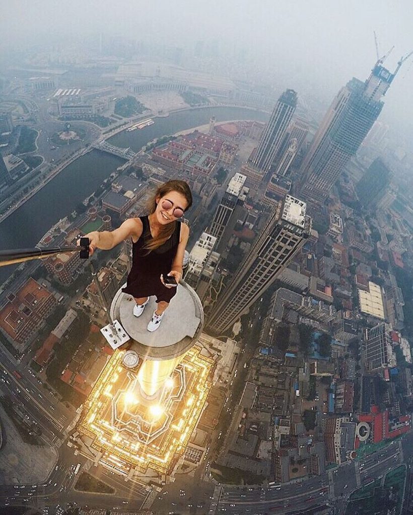 Meet Angela Nikolau, the Russian Daredevil Girl Who Takes The Most Dangerous Selfies