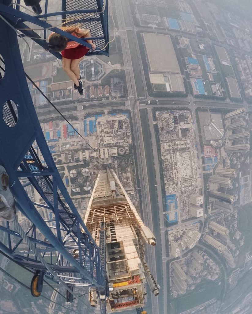 Meet Angela Nikolau, the Russian Daredevil Girl Who Takes The Most Dangerous Selfies