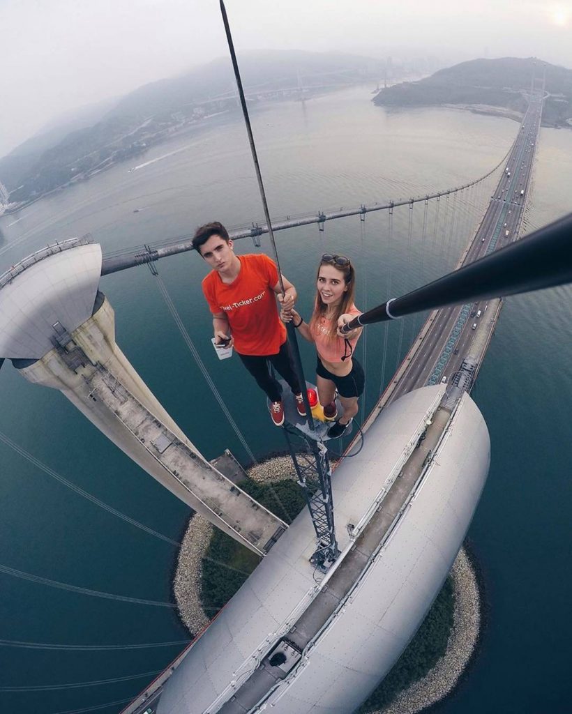 Meet Angela Nikolau, the Russian Daredevil Girl Who Takes The Most Dangerous Selfies