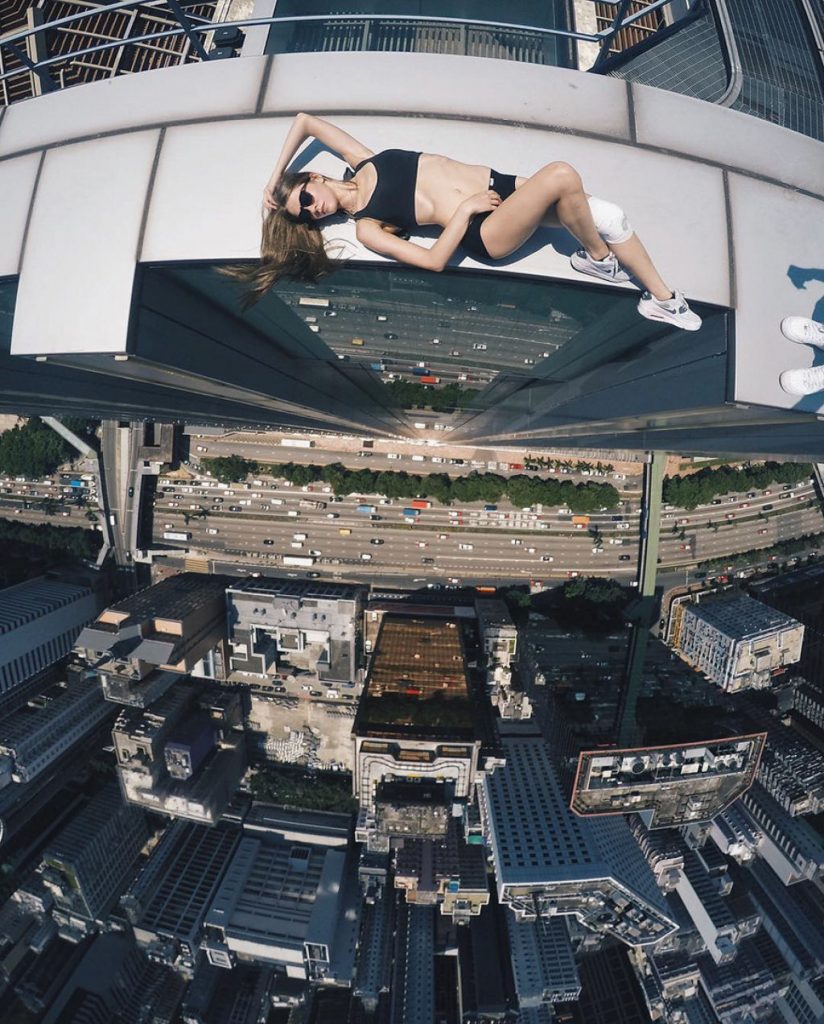 Meet Angela Nikolau, the Russian Daredevil Girl Who Takes The Most Dangerous Selfies