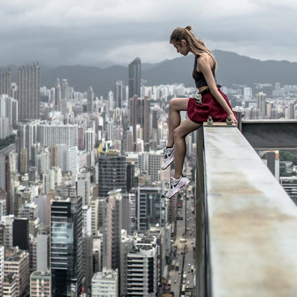 Meet Angela Nikolau, the Russian Daredevil Girl Who Takes The Most Dangerous Selfies