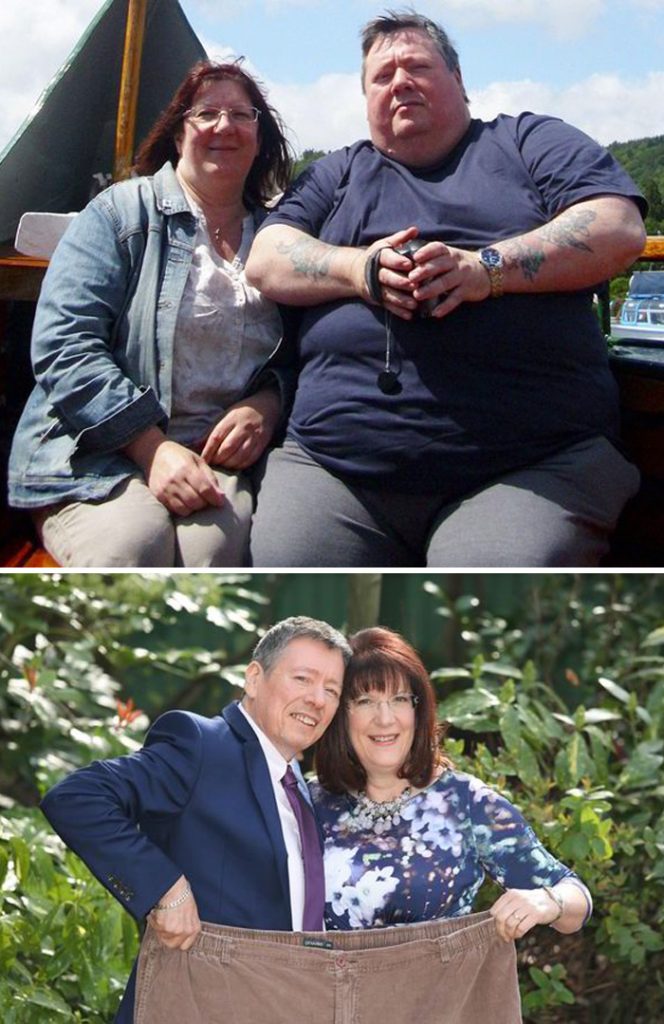 Before-And-After Photos Of Couples Losing Weight Together