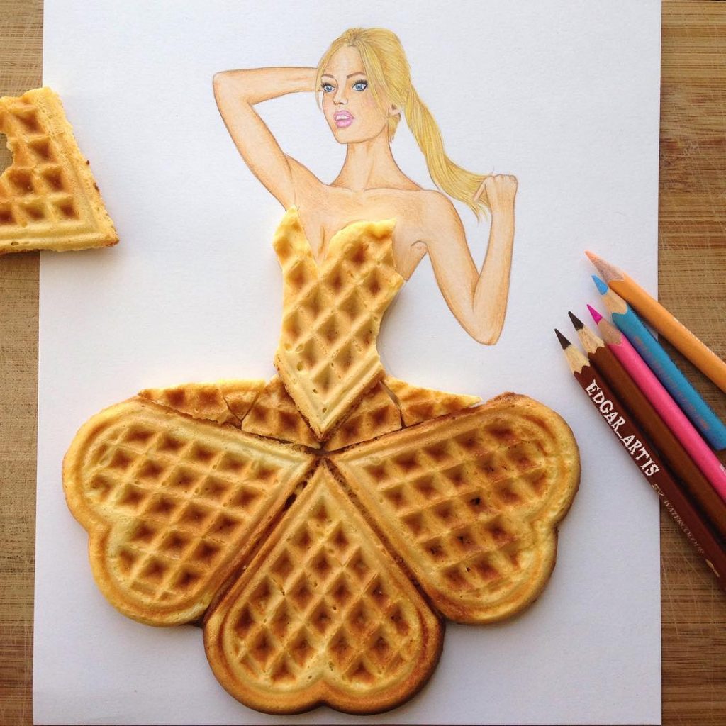 Gorgeous Fashion Portraits You Can Actually Eat