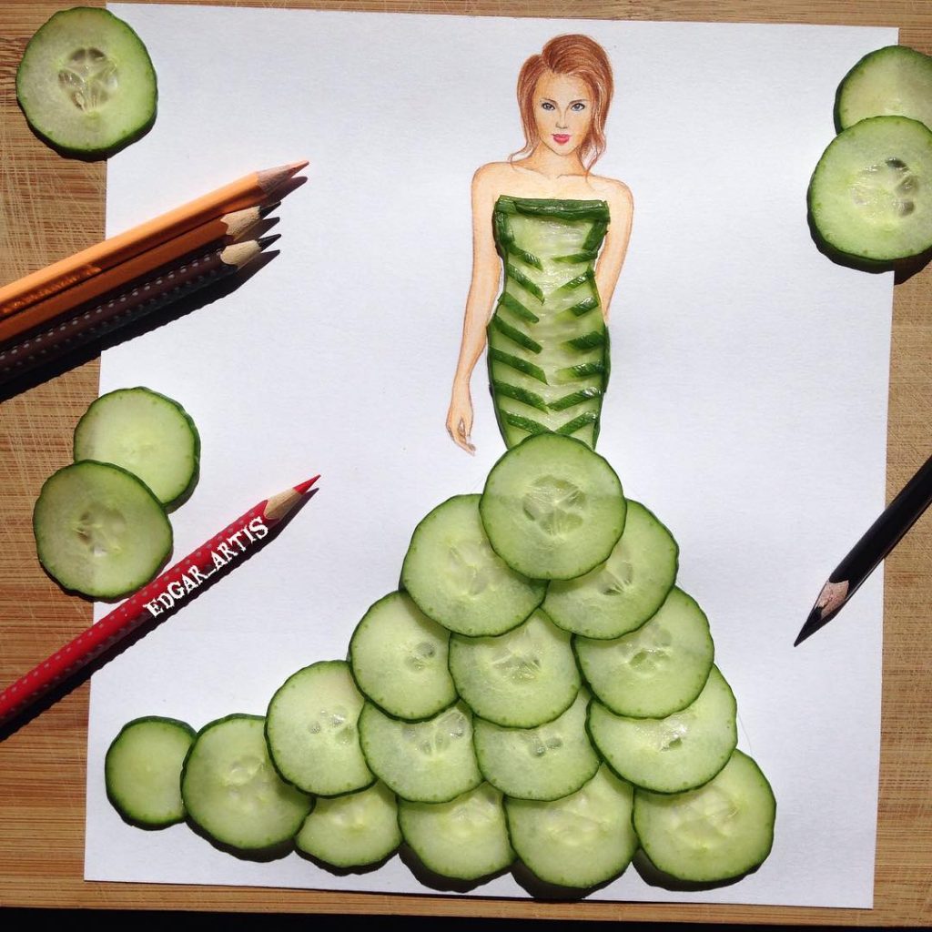 Gorgeous Fashion Portraits You Can Actually Eat